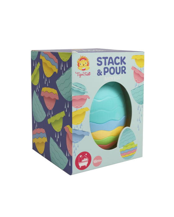 Tiger Tribe Stack And Pour Bath Egg