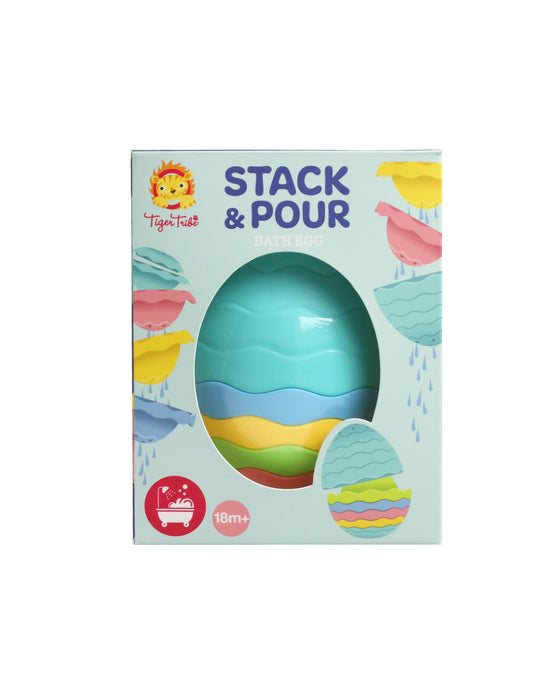 Tiger Tribe Stack And Pour Bath Egg