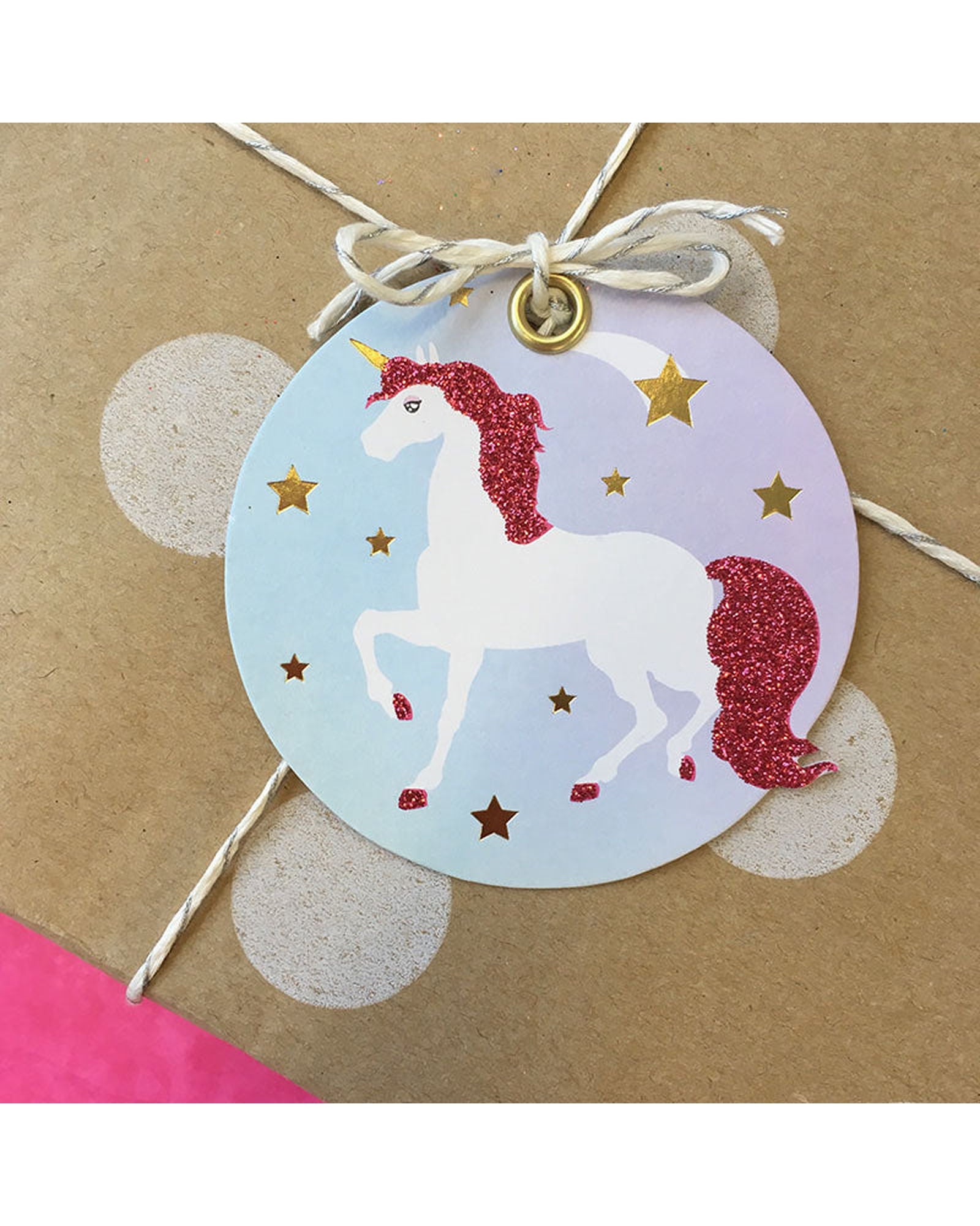 Candlebark Starry Unicorn Tag