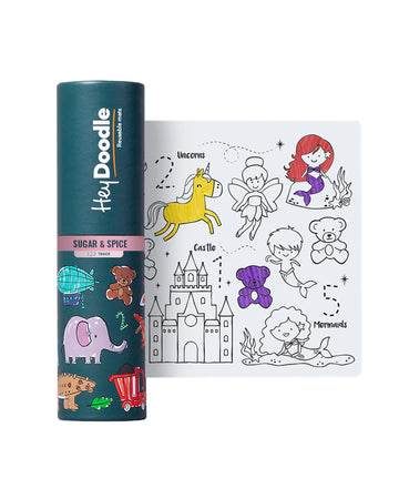 HeyDoodle MiniMats 123 Series Princess