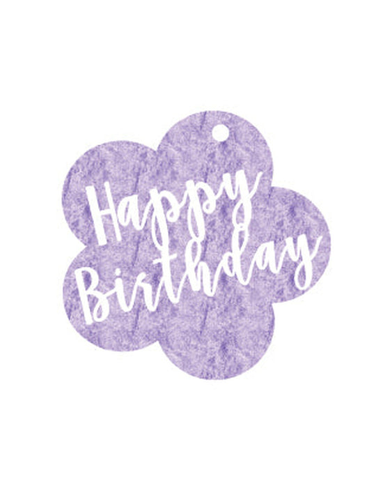 Candlebark Birthday Flower Tag