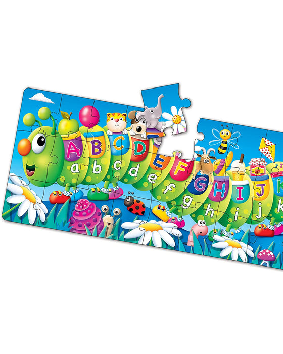 The Learning Journey Long and Tall Puzzles ABC Caterpillar - Kidstuff