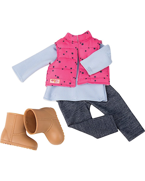Our Generation Outfit Fun Fur Trekking Star - Assorted