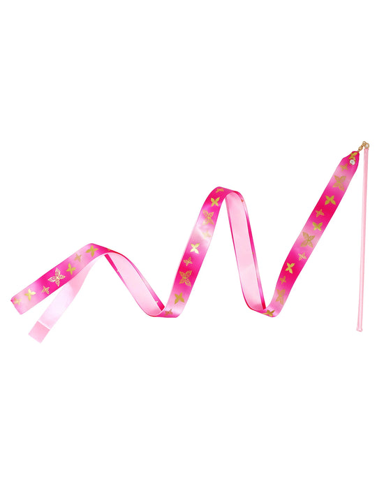 Pink Poppy Butterfly Ballet Twirl and Dance Wand