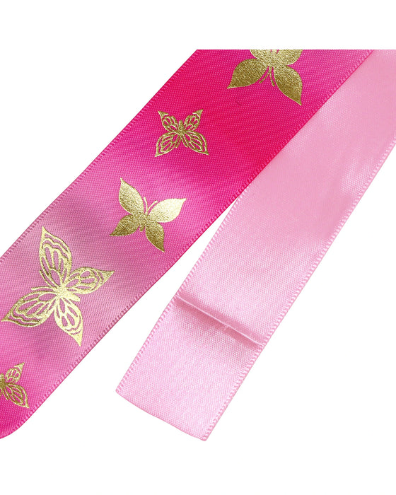 Pink Poppy Butterfly Ballet Twirl and Dance Wand