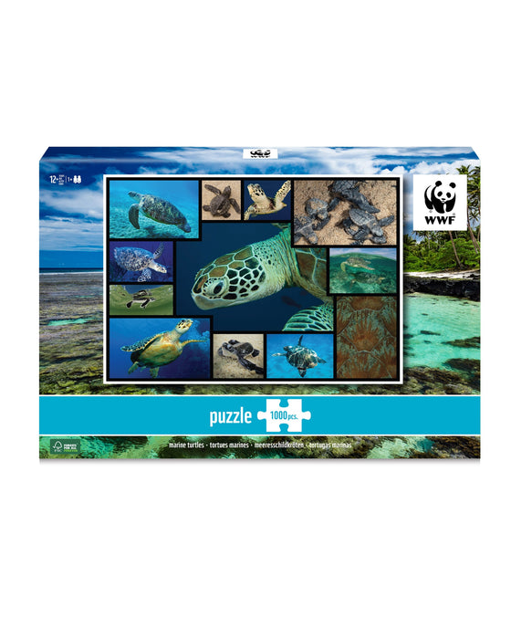WWF 1000PC Puzzles Sea Turtles