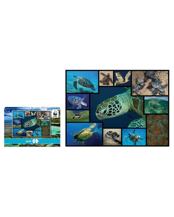 WWF 1000PC Puzzles Sea Turtles