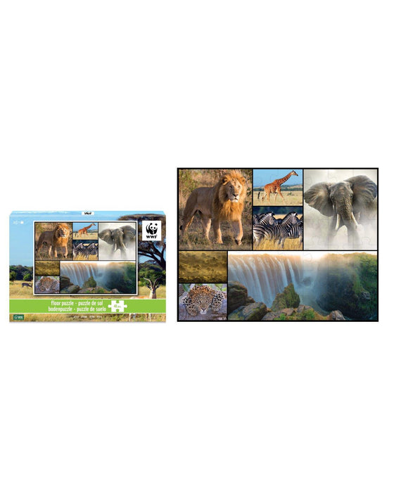 WWF Animal 48 pc floor puzzle Africa