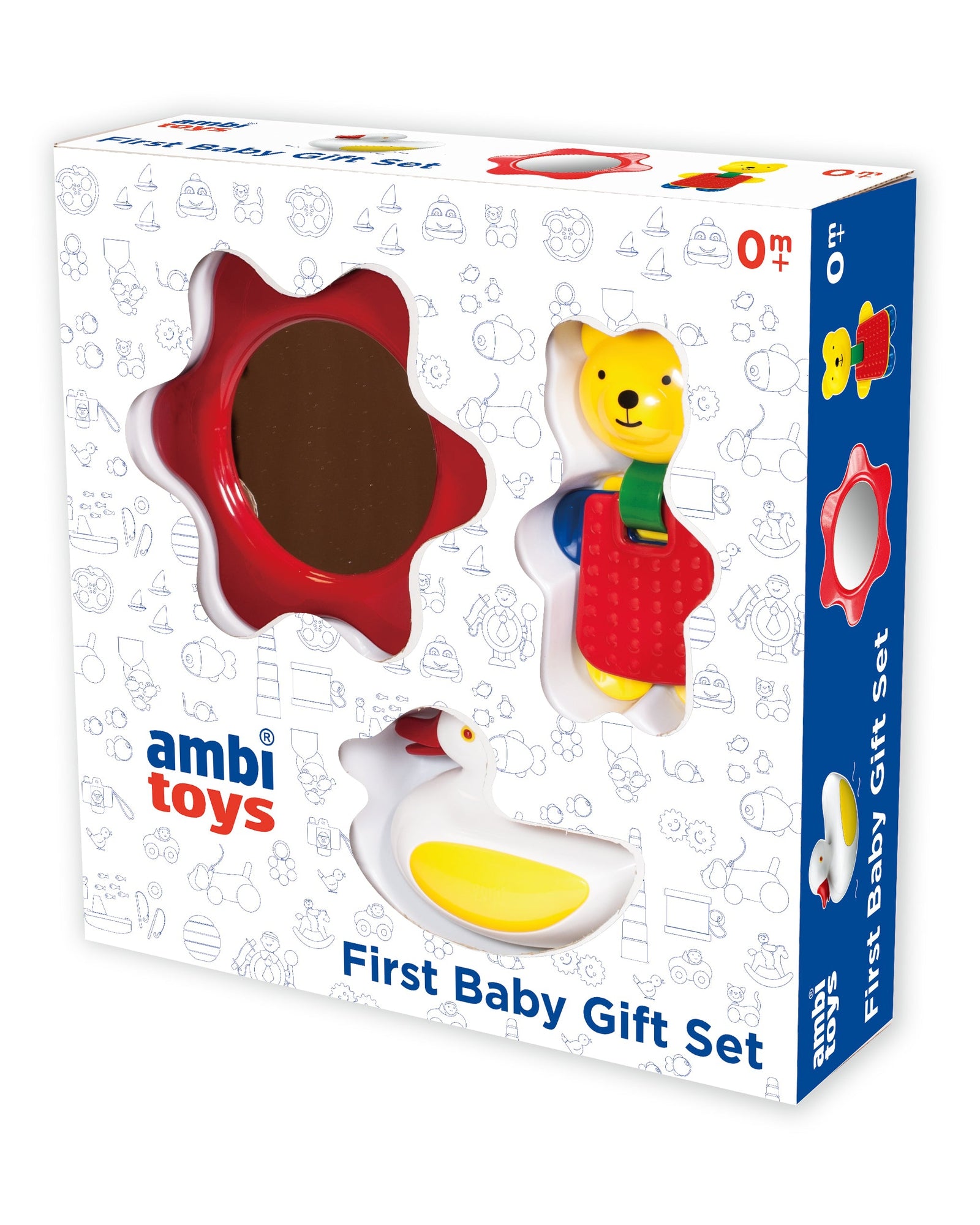 【新品未開封】ambi toys Baby Gift Set ボーネルンド ガルト社 アンビトーイ Play＆Grow 4種のベビー
