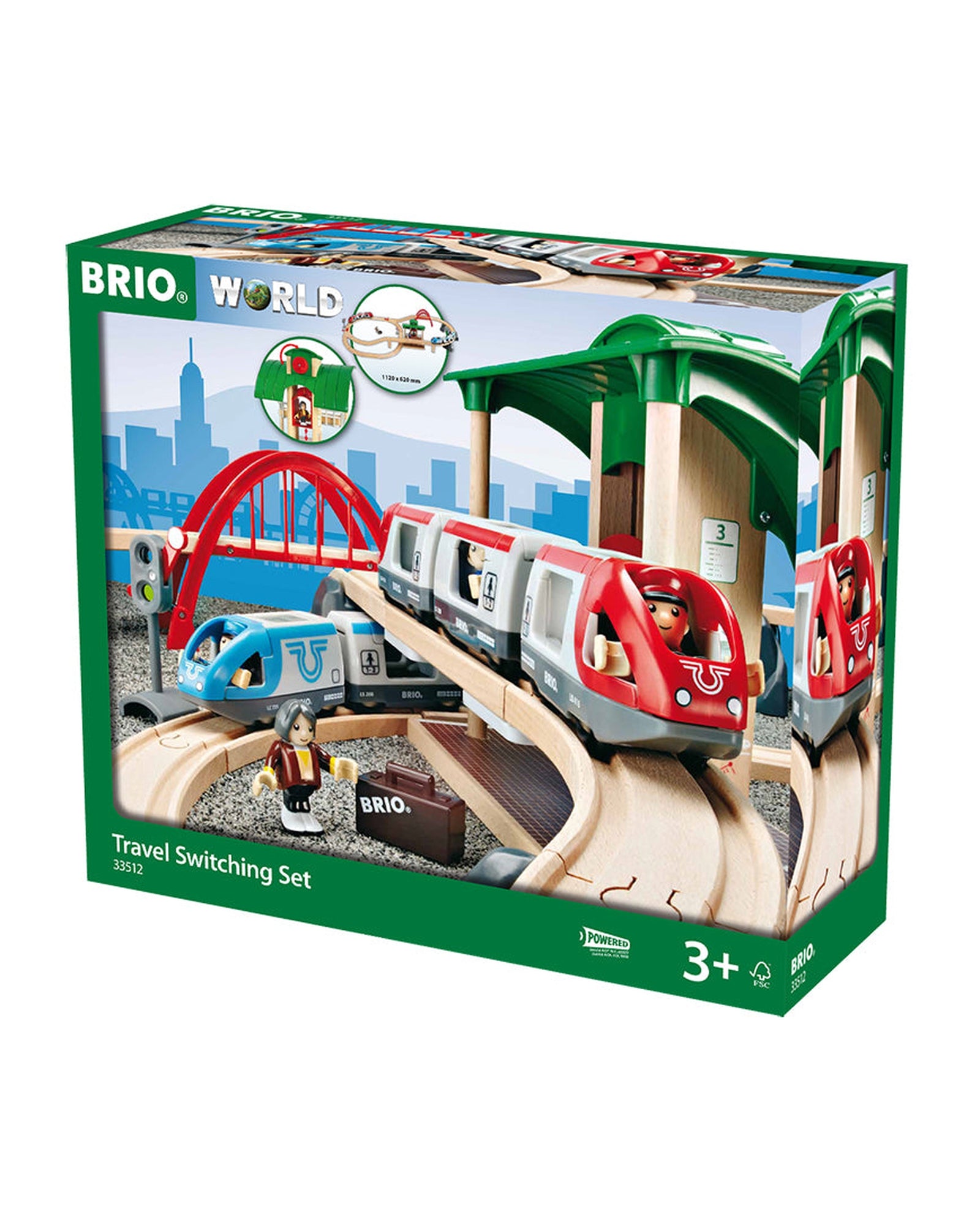 Brio Set Travel Switching Set 42 Pieces