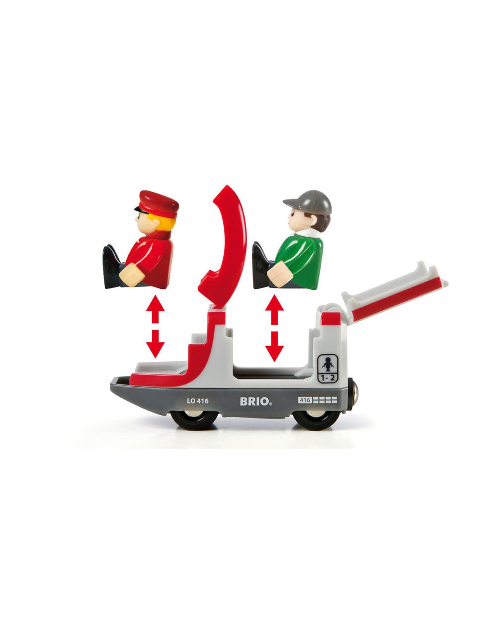 Brio Set Travel Switching Set 42 Pieces – Kidstuff