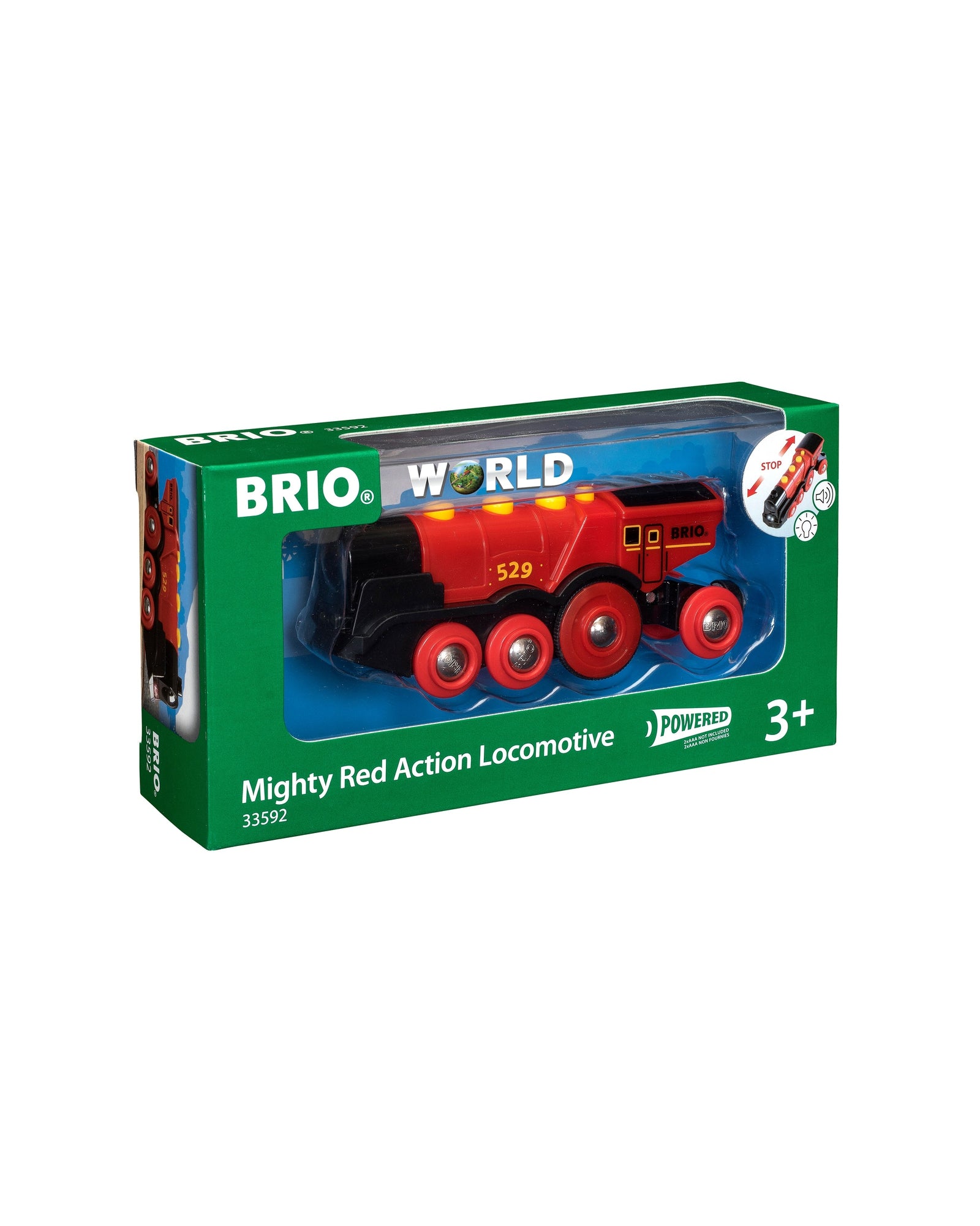 Brio Mighty Red Action Locomotive
