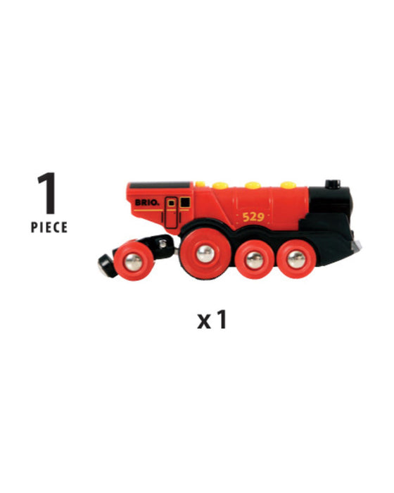 Brio Mighty Red Action Locomotive