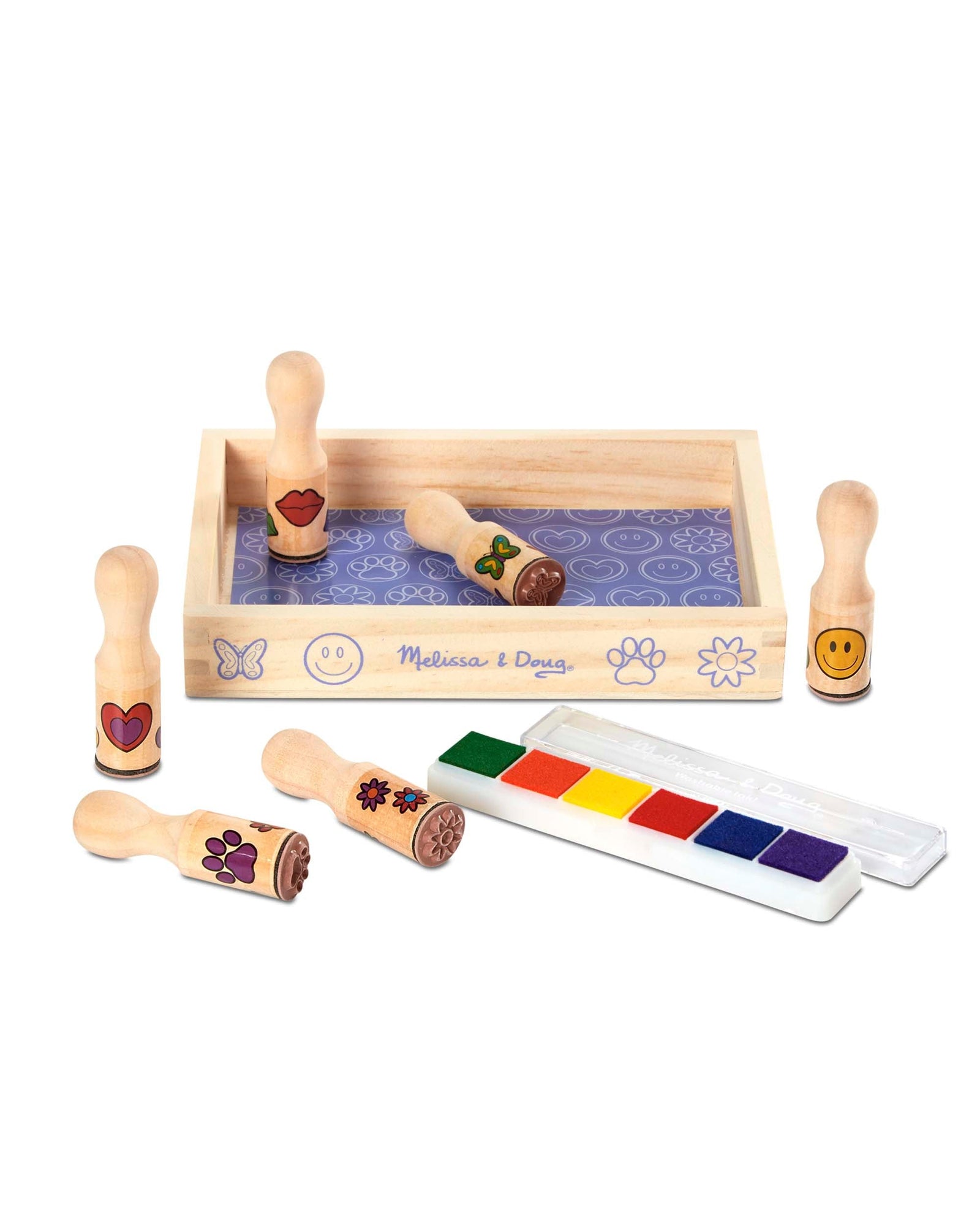 Melissa Doug Happy Handle Stamp Set