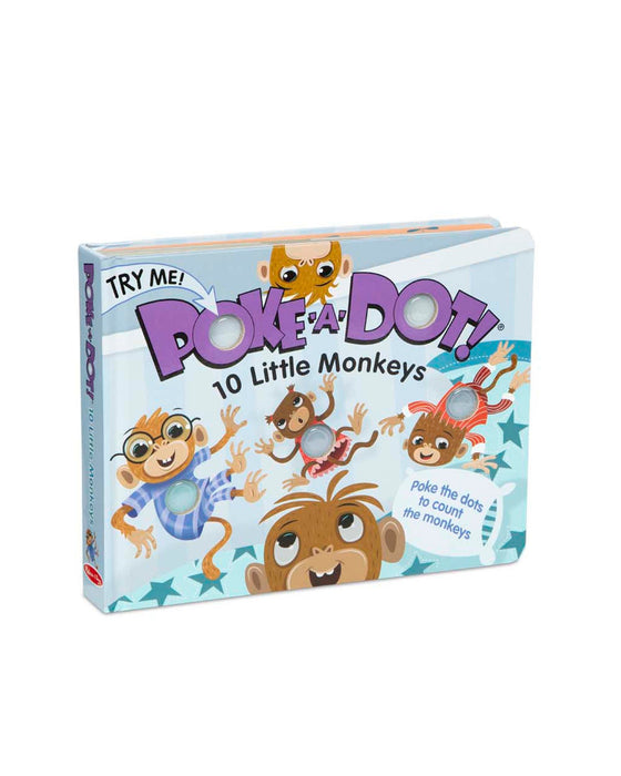 Melissa Doug Poke A Dot 10 Little Monkeys Book