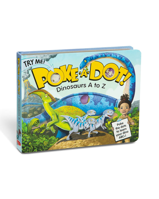 Melissa Doug Poke A Dot Dinosaurs A to Z Book