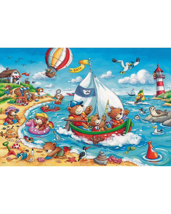 Ravensburger Seaside Holiday Puzzle 2x24p