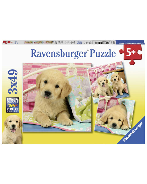 Ravensburger Cute Puppy Dogs Puzzle 3x49pc