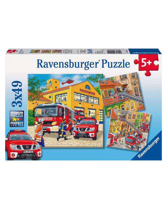 Ravensburger Fire Brigade Run Puzzle 3x49pc