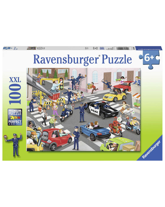 Ravensburger Police on Patrol Puzzle 100pc