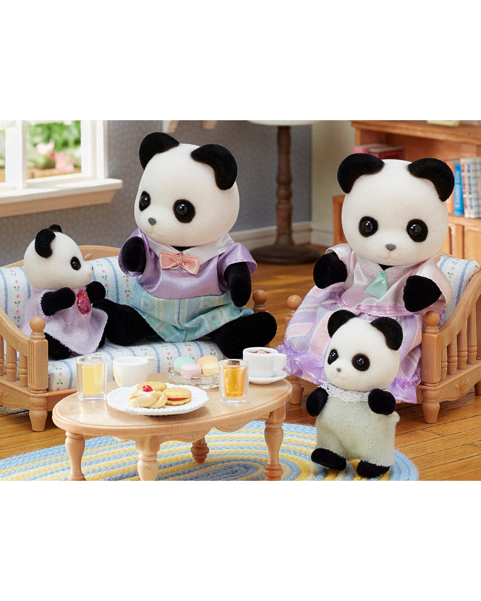 Sylvanian Families Pookie Panda Family