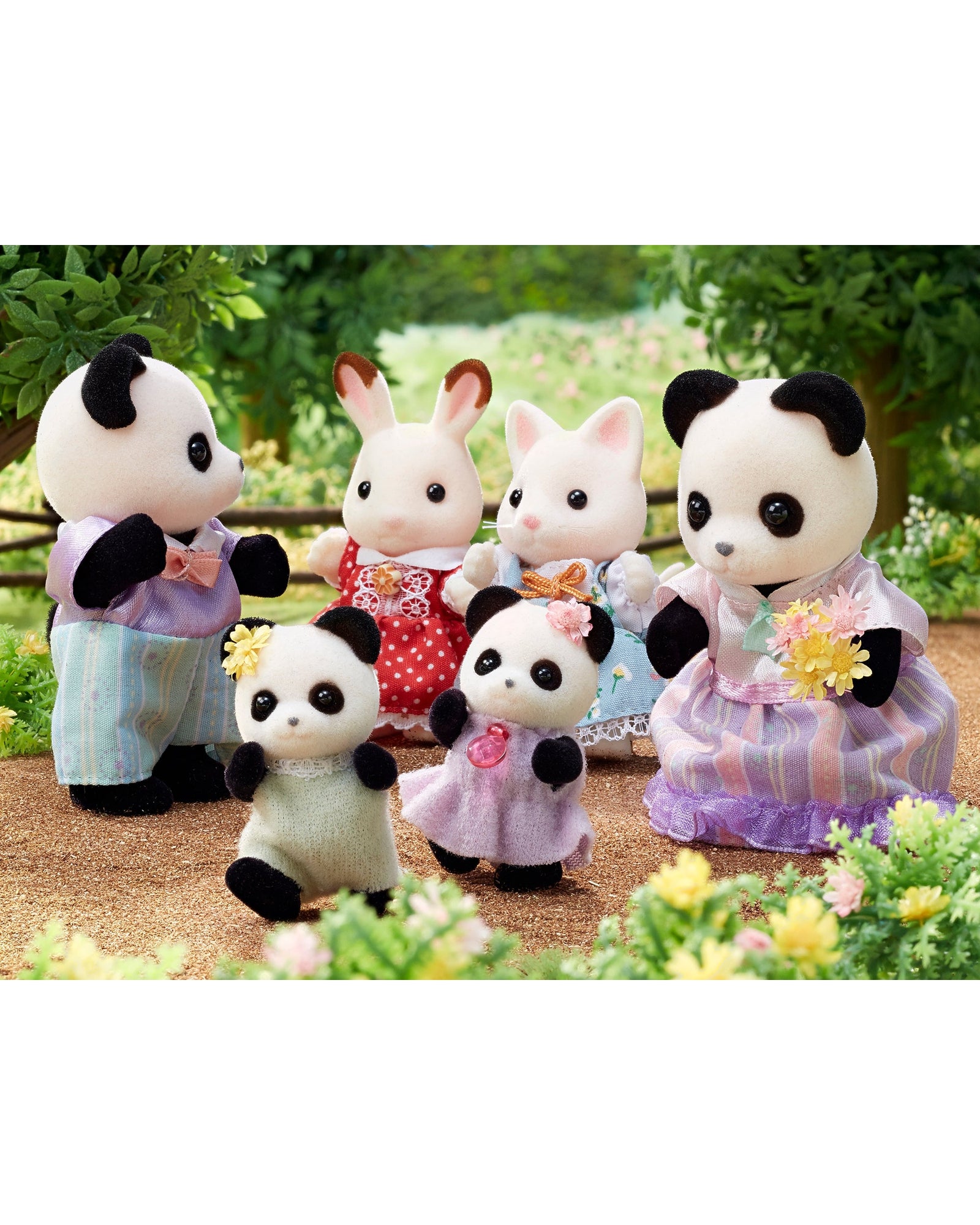 Sylvanian Families Pookie Panda Family