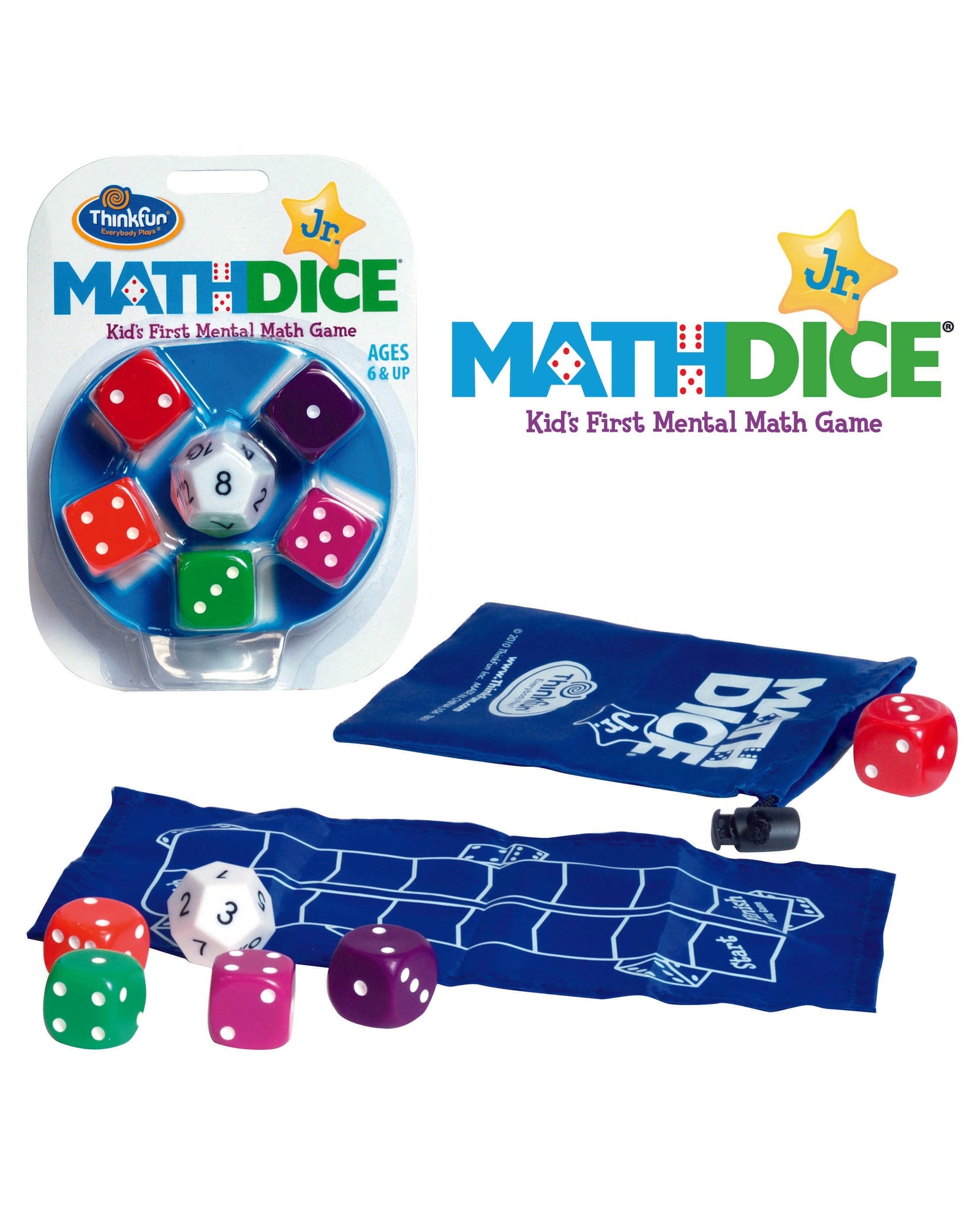ThinkFun Math Dice Jr Game – Kidstuff